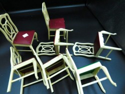 red sindy chairs view